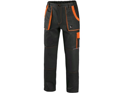 Kalhoty do pasu CXS LUXY JOSEF, pánské, černo-oranžové, vel. 64